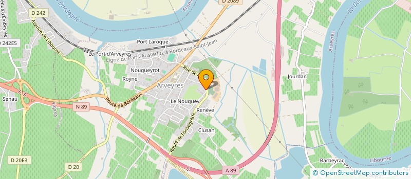 localisation de l'entreprise DF CONCEPT  LES BILLAUX