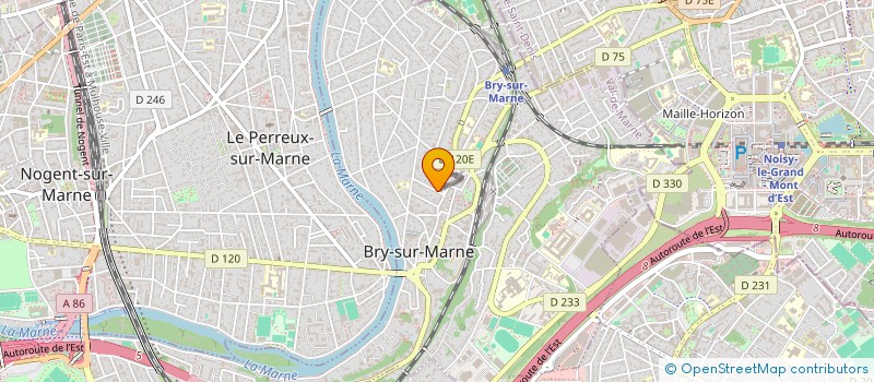 localisation de l'entreprise DF CONSTRUCTIONS à BRY SUR MARNE