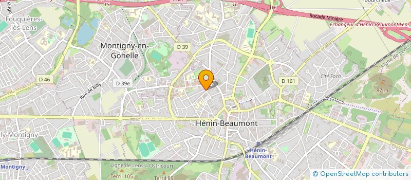 localisation de l'entreprise DF DES WEPPES à HENIN-BEAUMONT