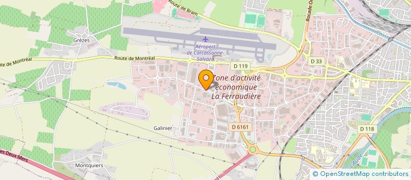 localisation de l'entreprise DF DEVELOPPEMENT à CARCASSONNE