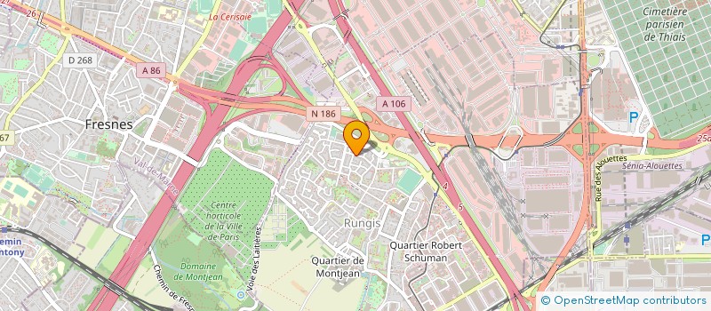 localisation de l'entreprise DF DIFFUSION à RUNGIS