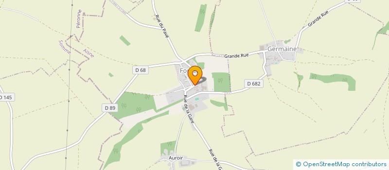 localisation de l'entreprise DF EVENTS  FORESTE