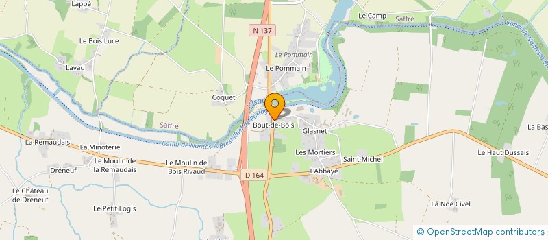 localisation de l'entreprise DF-GF  HERIC