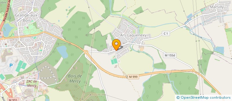 localisation de l'entreprise DF GROUP  GLATIGNY