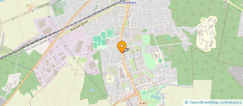 localisation de l'entreprise DF HOLDING à LES MUREAUX