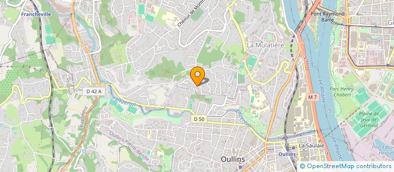 localisation de l'entreprise DF IMMO  SAINTE-FOY-LES-LYON