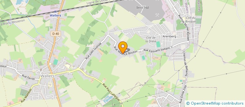 localisation de l'entreprise DF IMMO à WALLERS