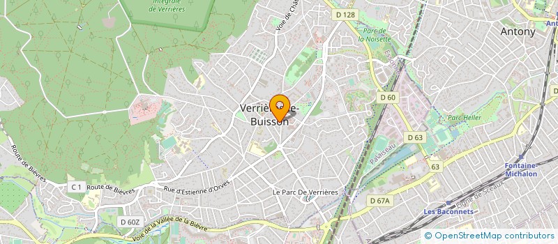 localisation de l'entreprise DF - INGENIERIE à ANTONY