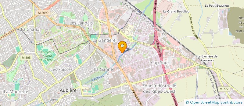 localisation de l'entreprise DF INVESTIGATIONS à CLERMONT-FERRAND