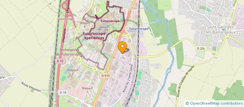 localisation de l'entreprise DF INVESTISSEMENTS  CHASSENEUIL-DU-POITOU