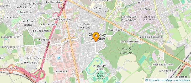 localisation de l'entreprise DF LE SULKY  CHAMBRAY-LES-TOURS