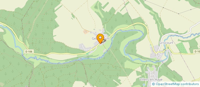 localisation de l'entreprise DF MACONNERIE  GRISCOURT