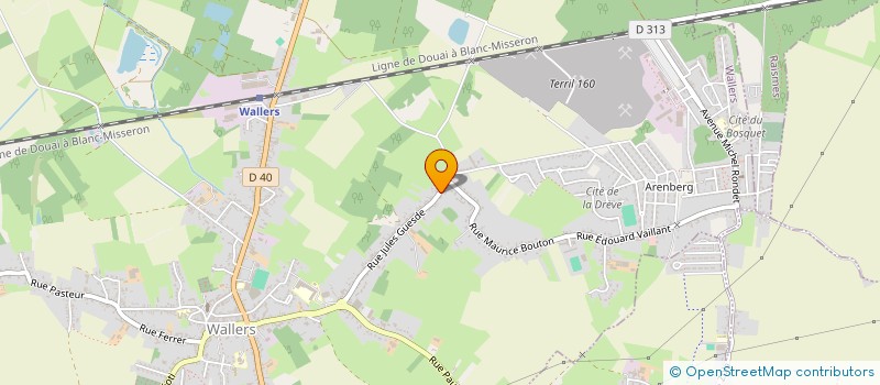 localisation de l'entreprise DF PERFORMANCE  WALLERS