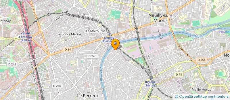 localisation de l'entreprise DF PLOMBERIE  BRY-SUR-MARNE