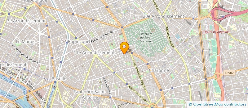 localisation de l'entreprise DF PRESSE  PARIS