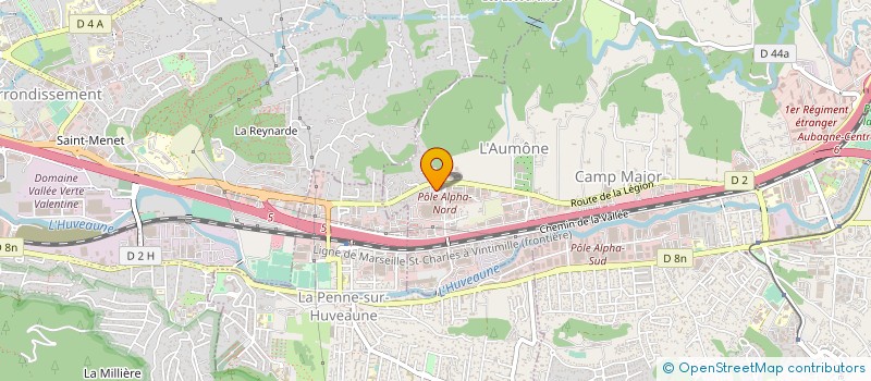 localisation de l'entreprise DF PROMOCASH à AUBAGNE