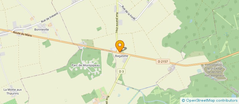 localisation de l'entreprise DF RENOV à ROZIERES-EN-BEAUCE