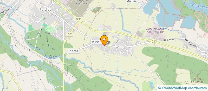 localisation de l'entreprise DF REVETEMENT  ABOS