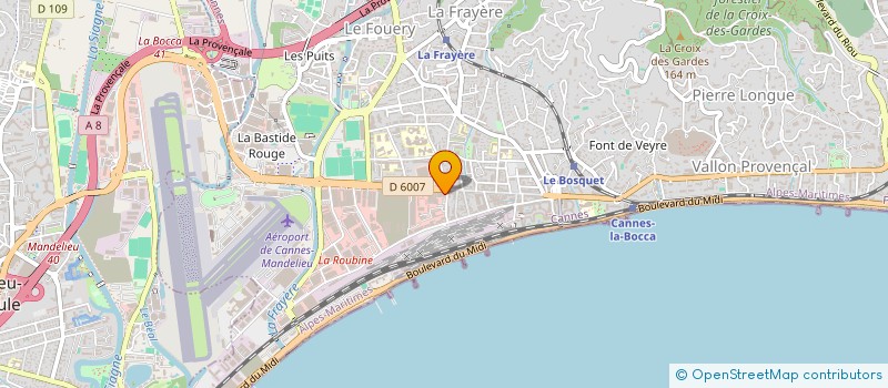 localisation de l'entreprise DF SAINT GERMAIN à CANNES