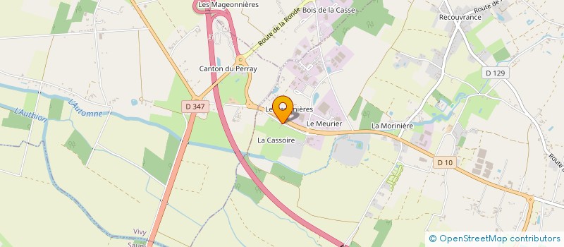 localisation de l'entreprise DF2B à ALLONNES