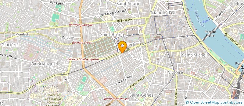 localisation de l'entreprise DFA 2  BORDEAUX