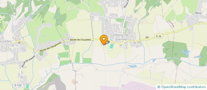 localisation de l'entreprise DFA  VILLETTE-DE-VIENNE