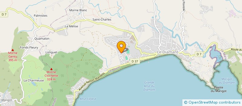 localisation de l'entreprise DFA CARAIBES CONSULT à LE DIAMANT