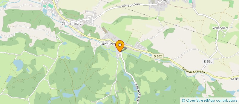 localisation de l'entreprise DFA INVESTISSEMENTS  CHATONNAY