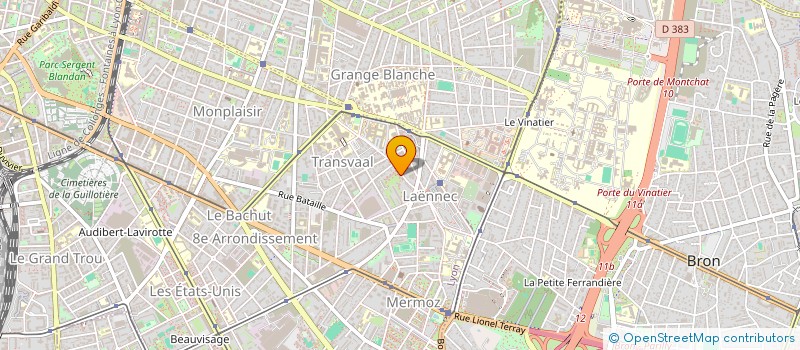 localisation de l'entreprise DFA MARKET  LYON