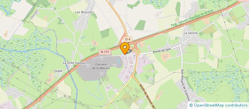 localisation de l'entreprise DFAC  DONGES