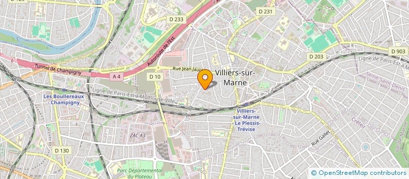 localisation de l'entreprise DFAT SERVICE  VILLIERS-SUR-MARNE