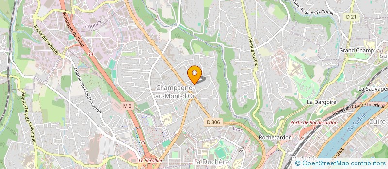 localisation de l'entreprise DFB à CHAMPAGNE-AU-MONT-D'OR