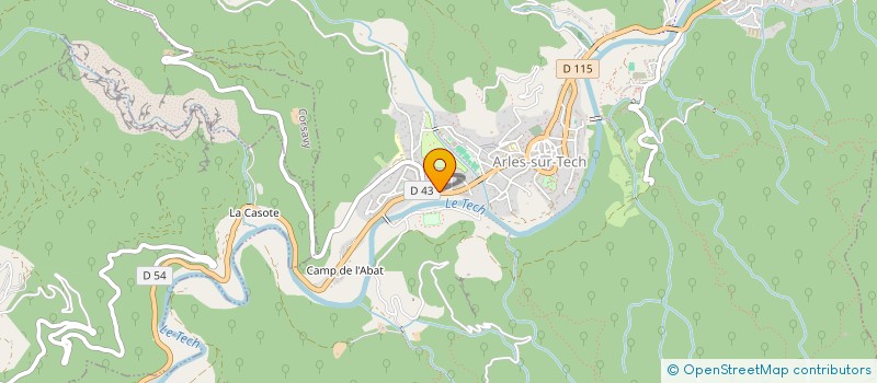 localisation de l'entreprise DFB ENERGIES  ARLES-SUR-TECH