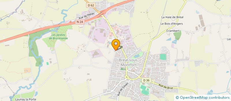 localisation de l'entreprise DFBLPINEL  BREAL-SOUS-MONTFORT