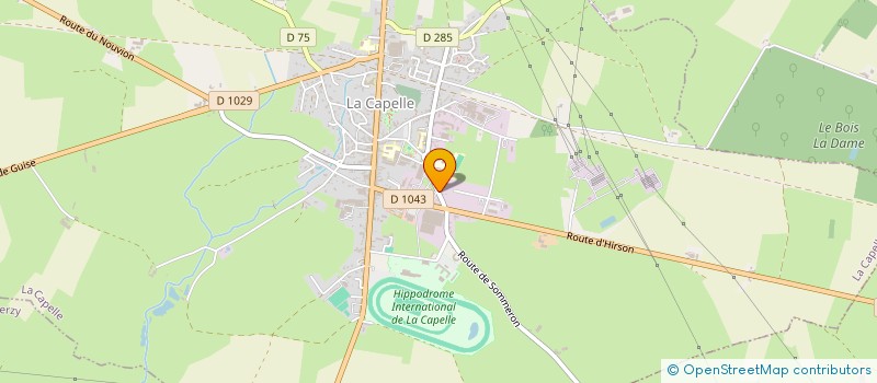 localisation de l'entreprise DFBTP  LA CAPELLE