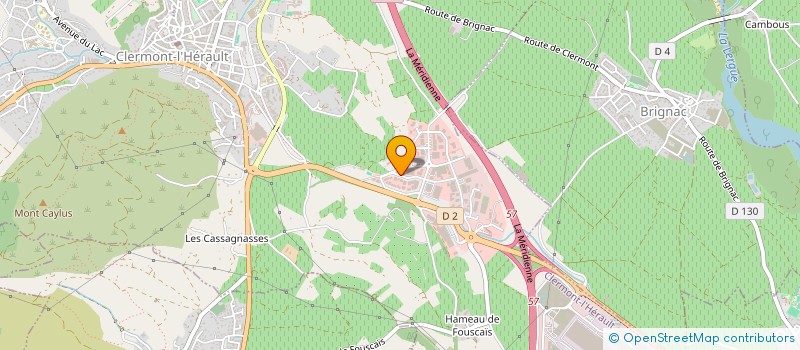 localisation de l'entreprise DFC à CLERMONT-L'HERAULT