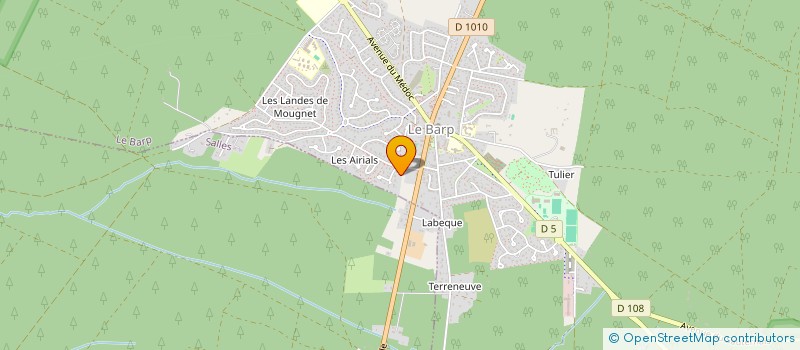 localisation de l'entreprise DFC à LE BARP