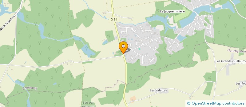 localisation de l'entreprise DFC à COURTENAY