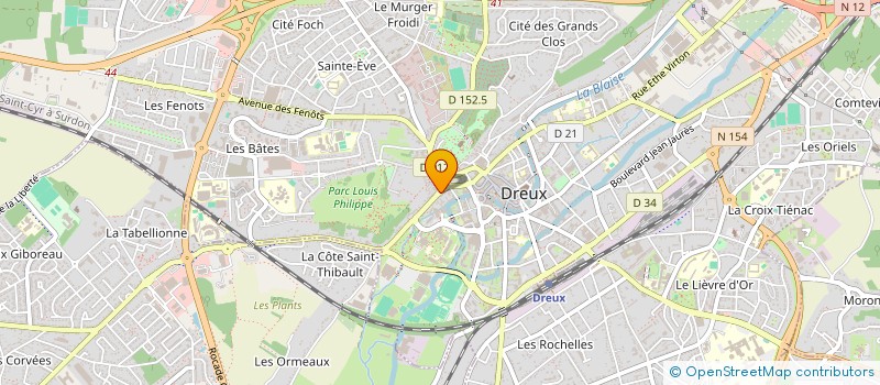 localisation de l'entreprise DFC à DREUX