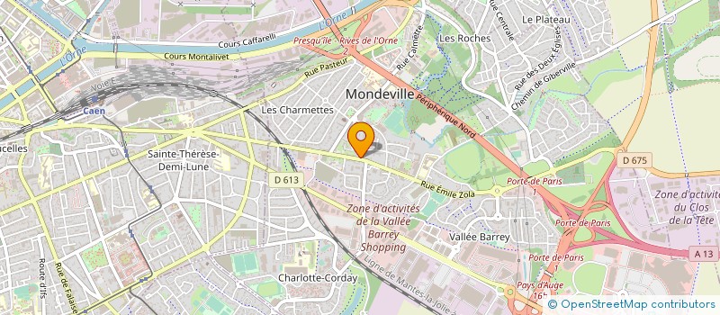 localisation de l'entreprise DFC BUSINESS  MONDEVILLE