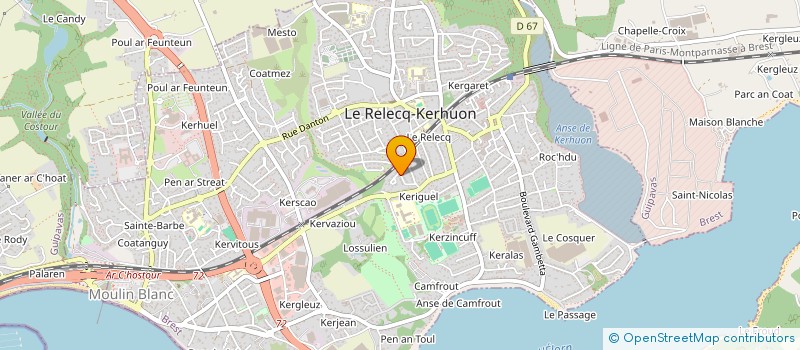 localisation de l'entreprise DFCS PATRIMOINE à LE RELECQ-KERHUON