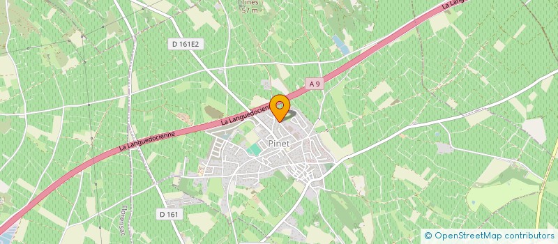 localisation de l'entreprise DFCTP à PINET