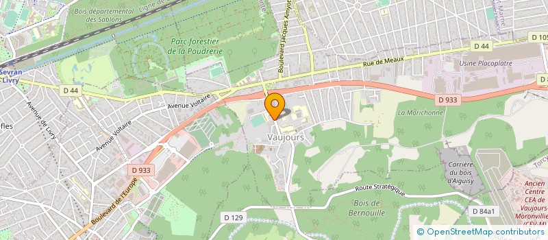 localisation de l'entreprise DFD CLIM à VAUJOURS