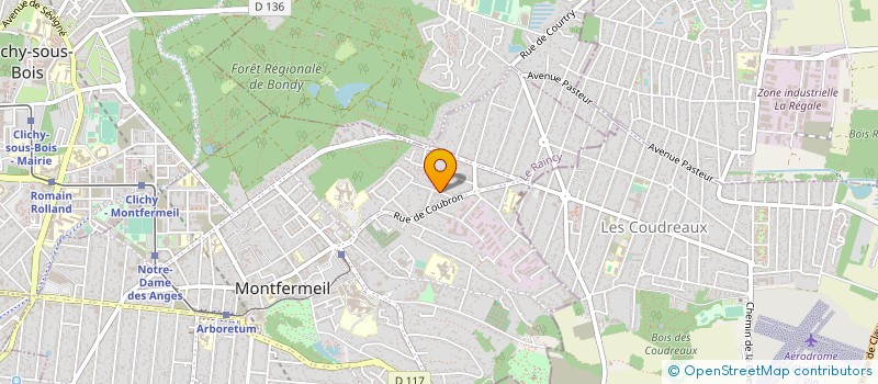 localisation de l'entreprise DFD ENTREPRISE à MONTFERMEIL