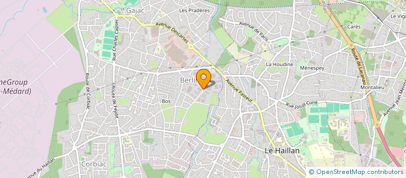 localisation de l'entreprise DFD OUEST  SAINT-MEDARD-EN-JALLES