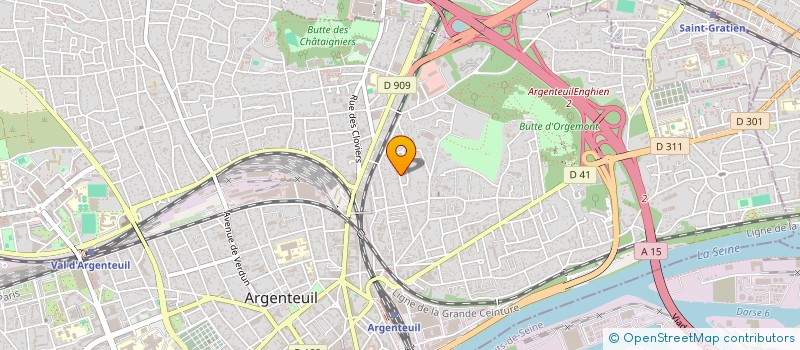 localisation de l'entreprise DFE RENOV  ARGENTEUIL