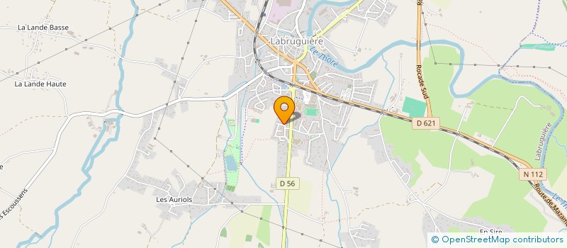 localisation de l'entreprise DFG  LABRUGUIERE