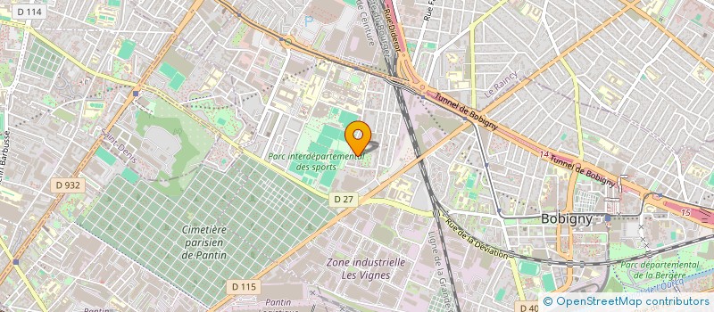 localisation de l'entreprise DFG FERMETURES à BOBIGNY