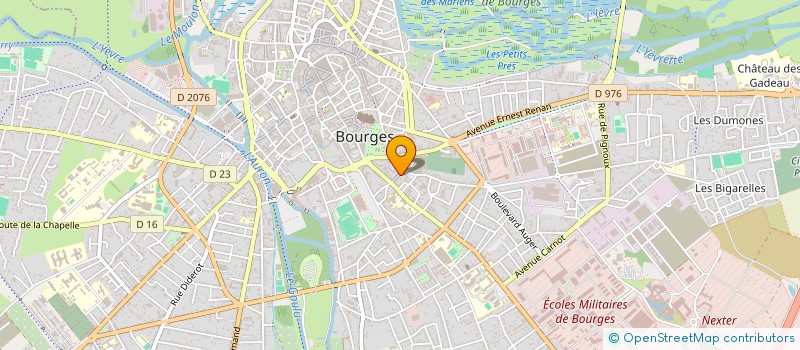 localisation de l'entreprise DFG IMMO  BOURGES