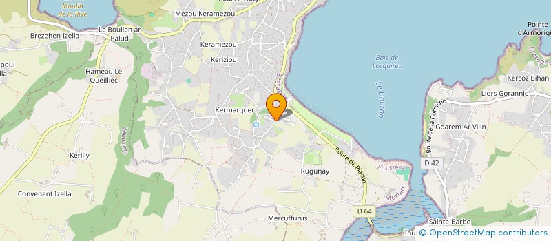 localisation de l'entreprise DFG INVEST  LOCQUIREC